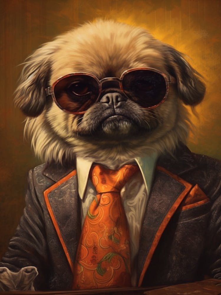 Gangster Dog Pekingese 2