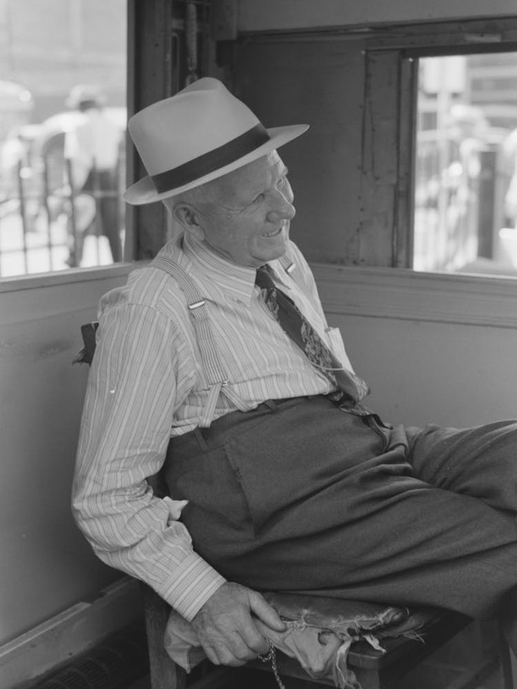Dispatcher, Streetcar Terminal, Oklahoma City, Oklahoma By Russell Lee
