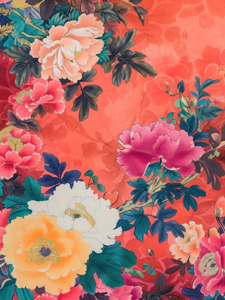 Great Japan Hokusai Japanese Flowers 7