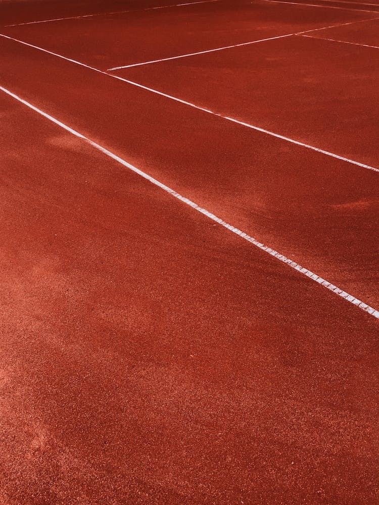Lignes Sur Le Court De Tennis