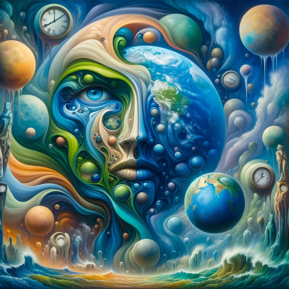 Earth - Psychedelic Painting