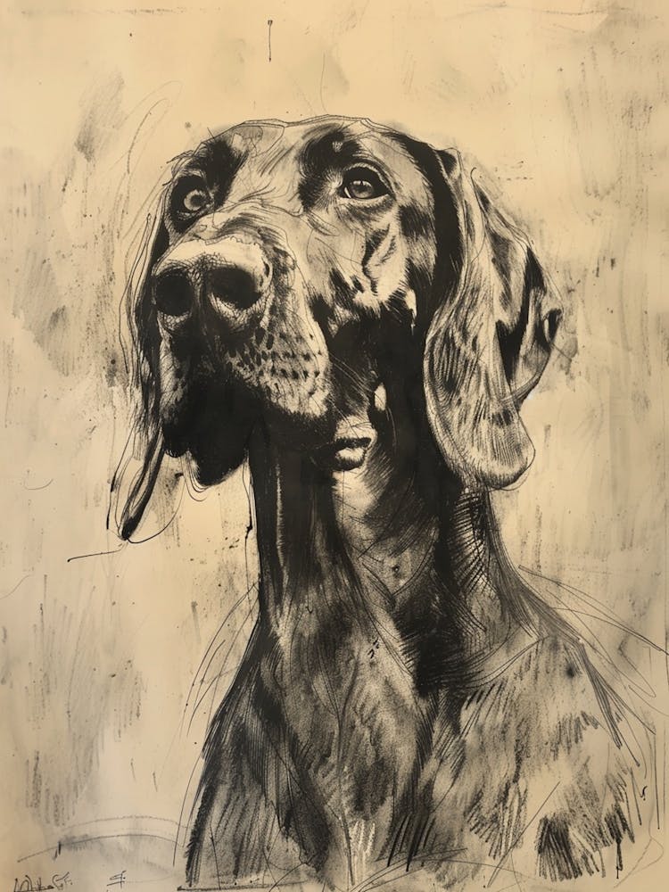 Bluetick Hound Dog Charcoal Line 1