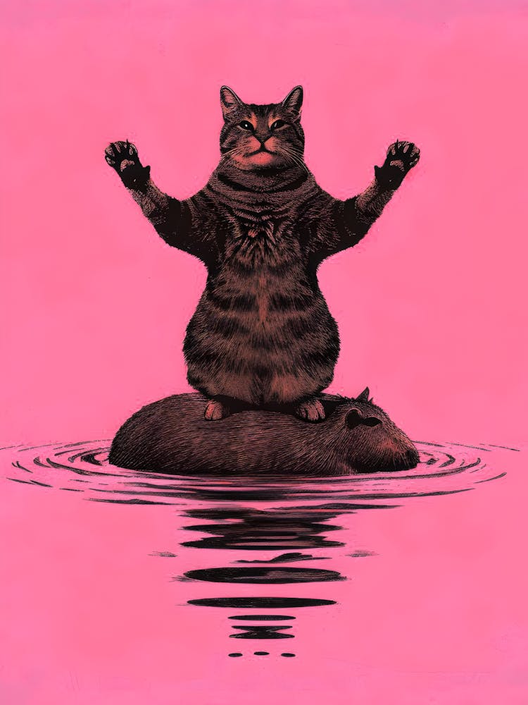 Cat In The Water