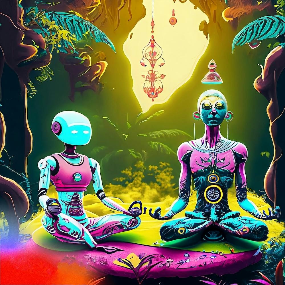 Psychedelisches Gemälde 1