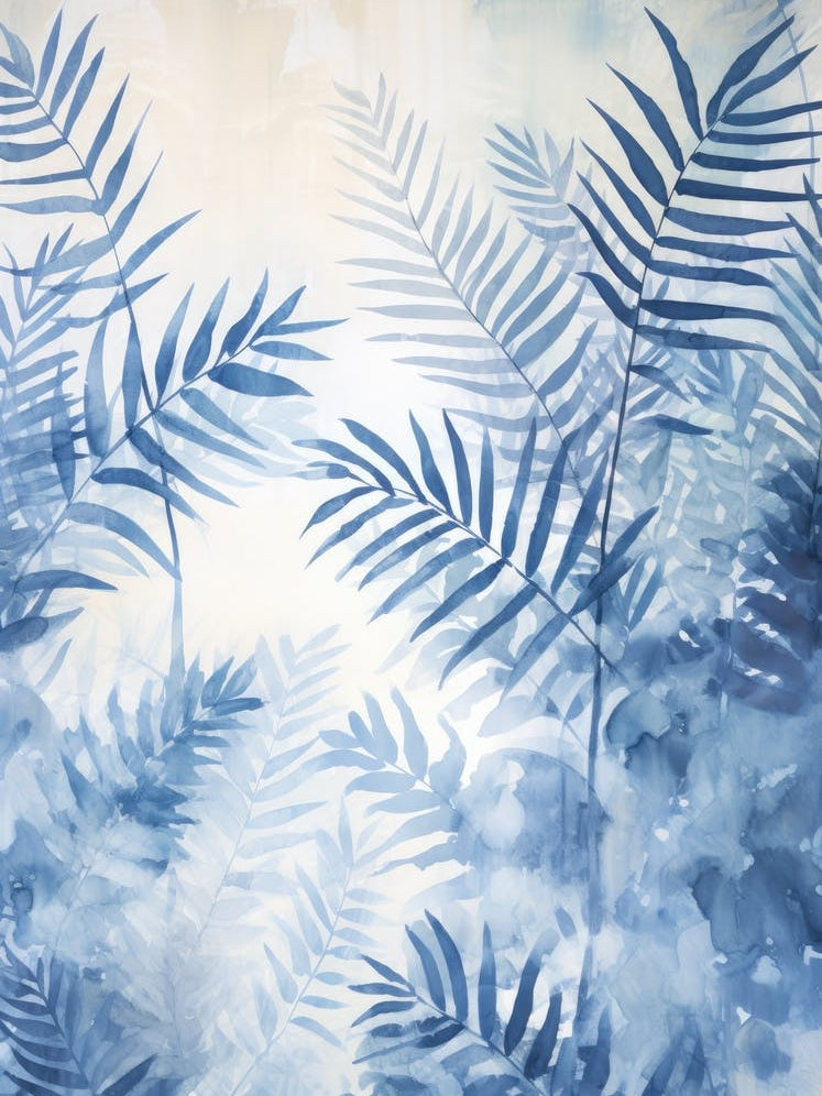 Watercolor Ferns