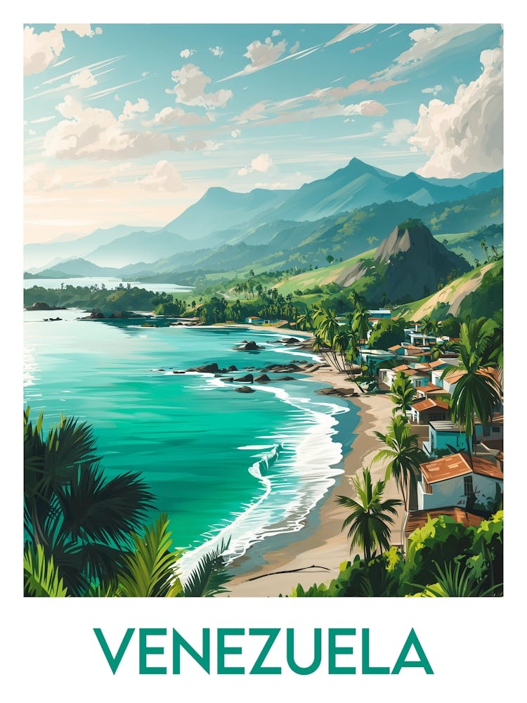 Affiche de voyage Venezuela