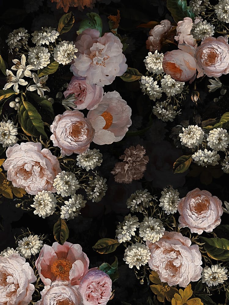 Dutch Antique Flowers Iv 