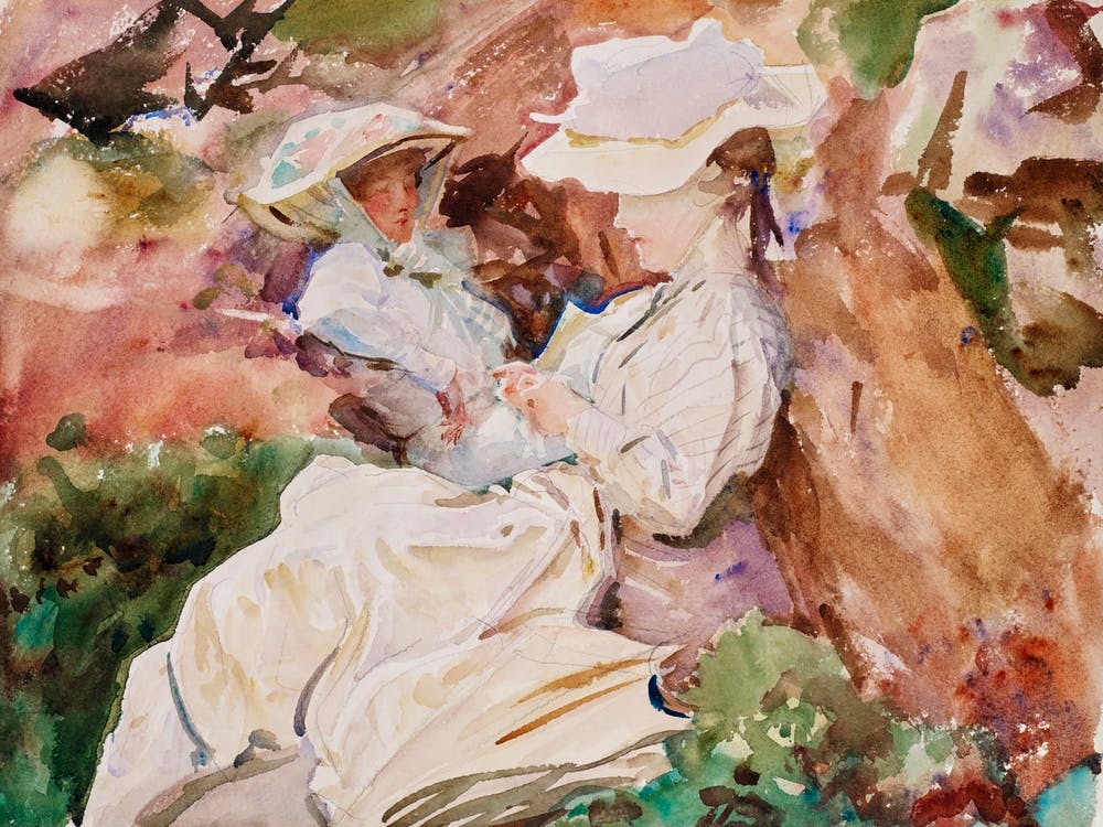 Simplon Mrs Barnard And Her Daughter Dorothy, John Singer Sargent