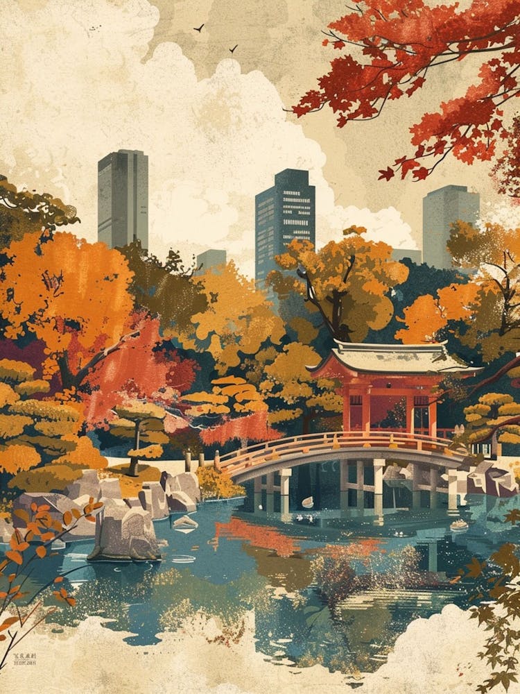 Ueno Park In Tokyo Mid Century Modern