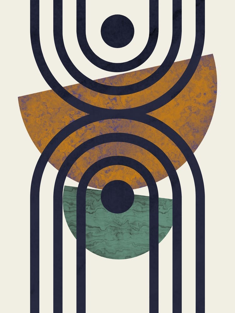 Textured Mid Century Composition 2