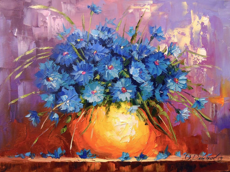 Bouquet of Blue Flowers