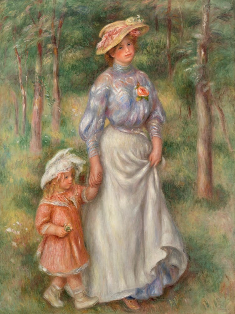 Promenade (1906), Pierre Auguste Renoir