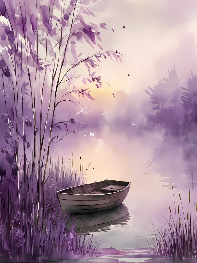 Boat On The Lake 1