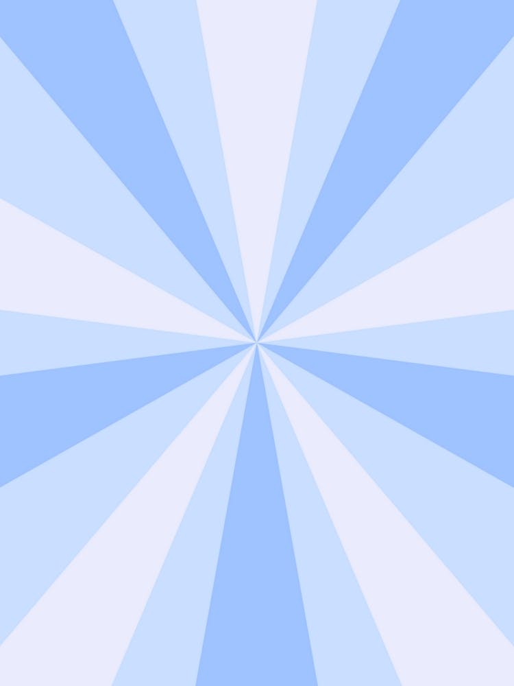 Abstract Blue Starburst