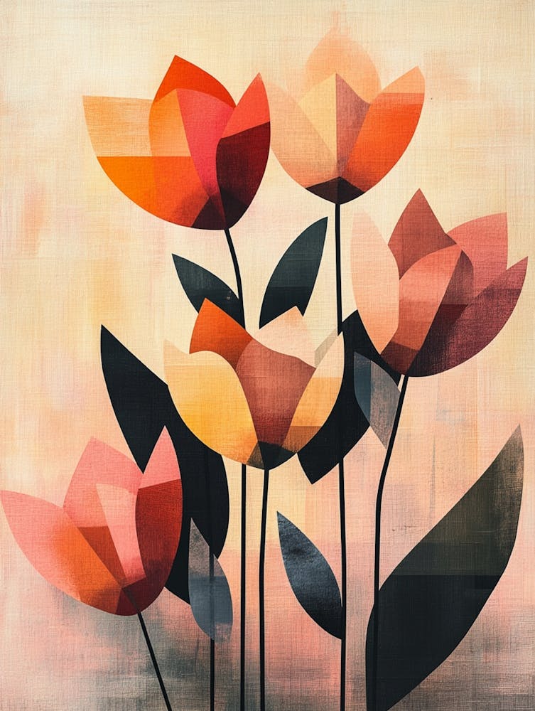 Abstract Tulips