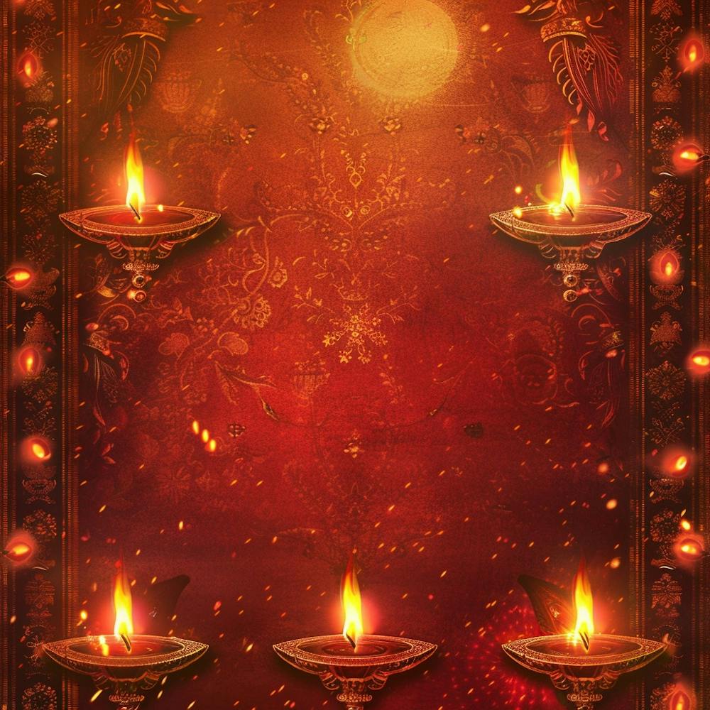 Diwali Themed Banner Texture With Ample Copy Spa 171