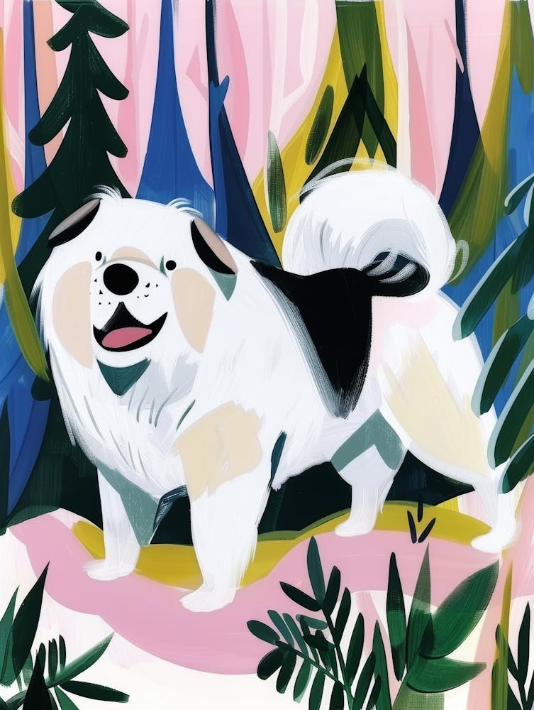 Dog In The Woods