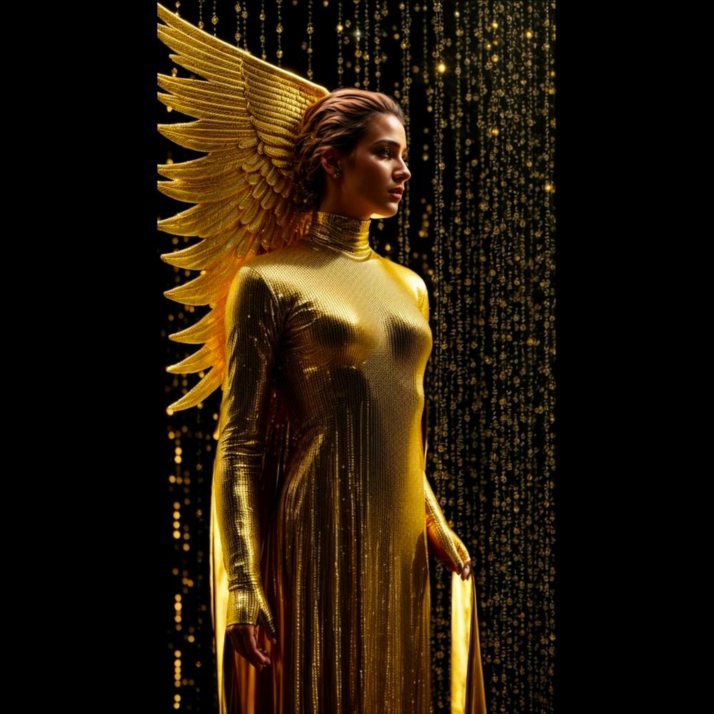 Gold Binary Angel