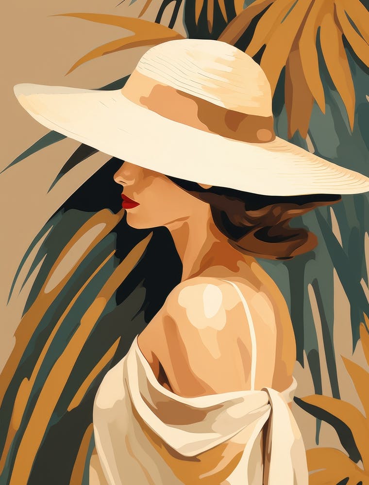 Woman In A Hat 7