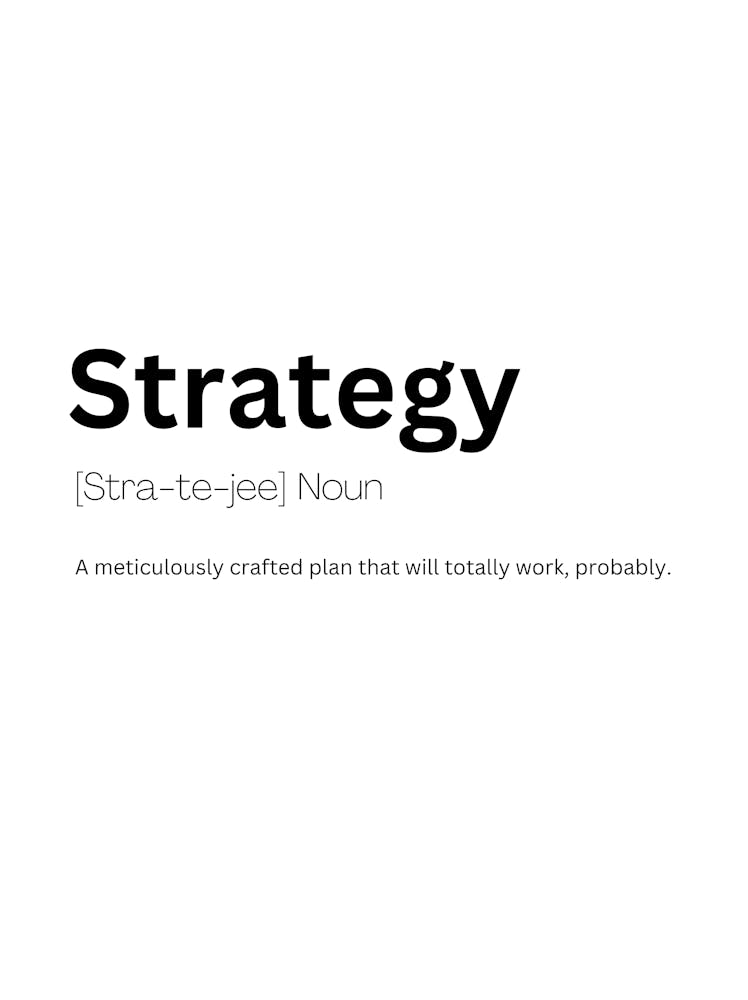 Strategy Definition Meaning