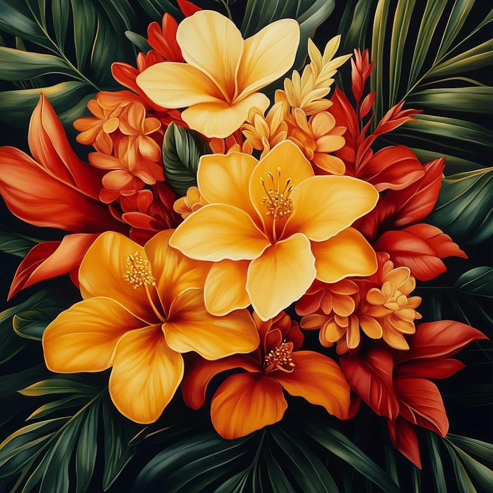 Hawaiian Flowers Art 7