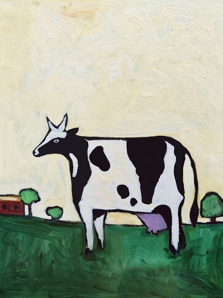 Cow On The Field
