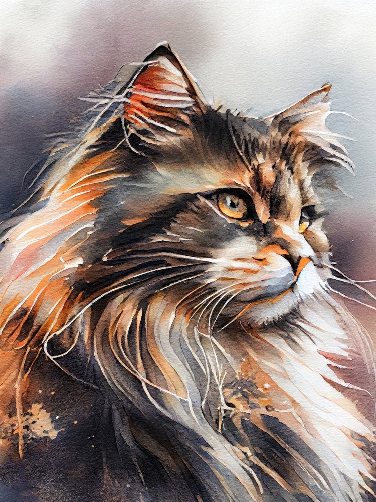 Porträt einer Katze – Tier