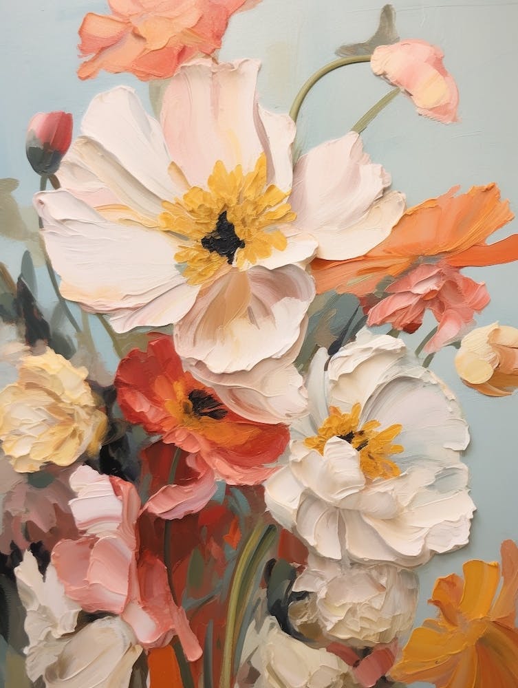 Fall Flower Painting Poppy 4