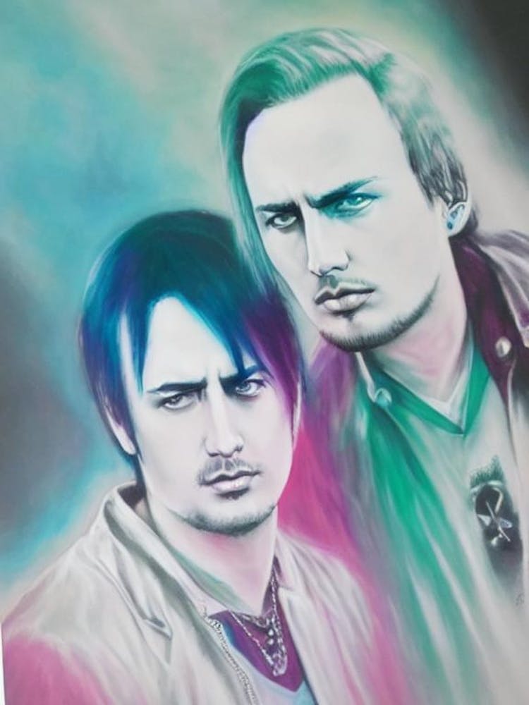 Avenged Sevenfold Colourful Illustration