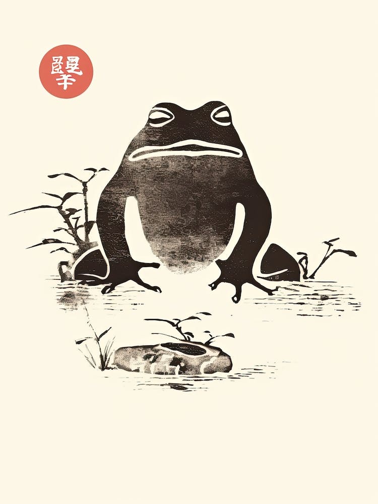 Frog Neutral Colours,  Matsumoto Hoji Inspired Japanese 7