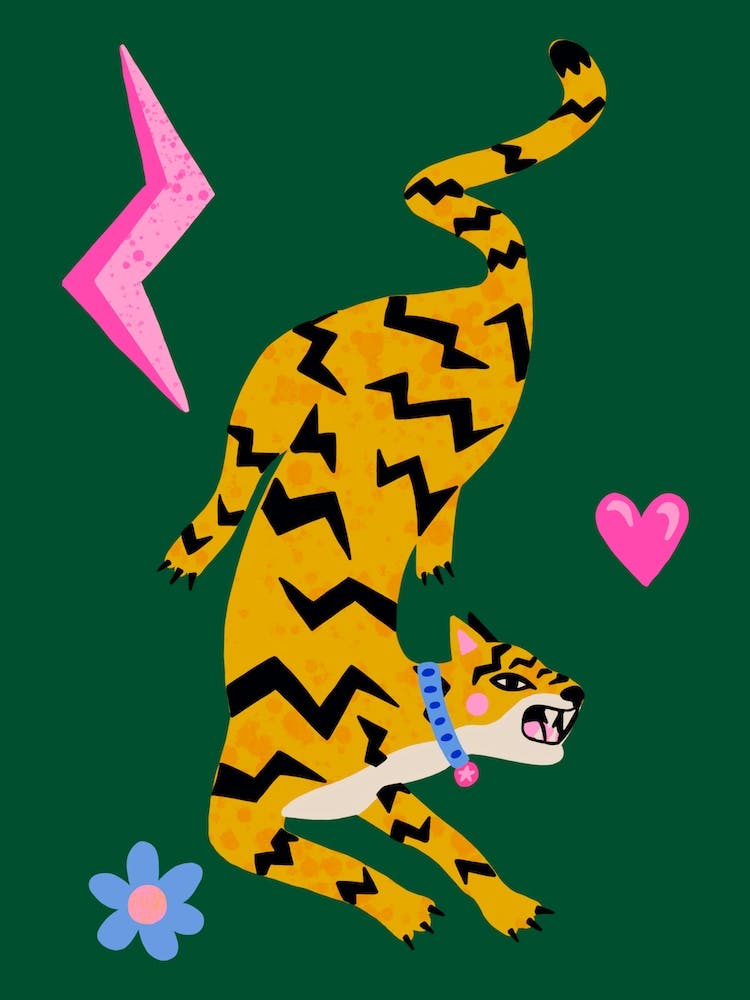 Leaping Tiger