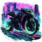 Neon Motorcycle 1