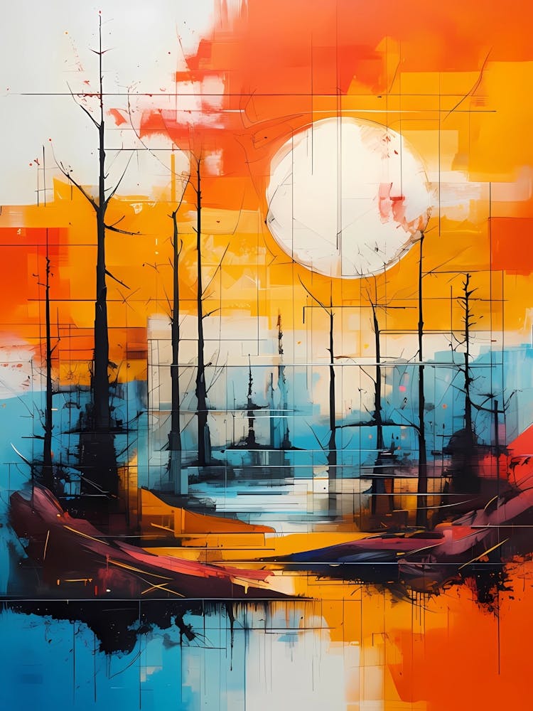 Sunset In The Forest 3