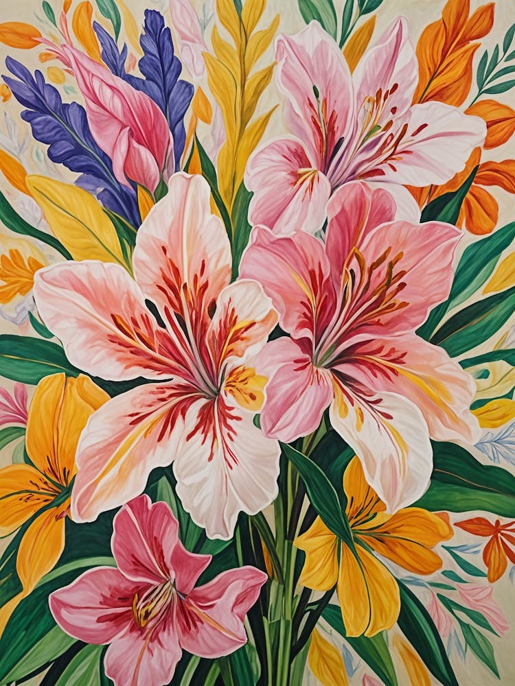 Pastel Alstroemeria no2