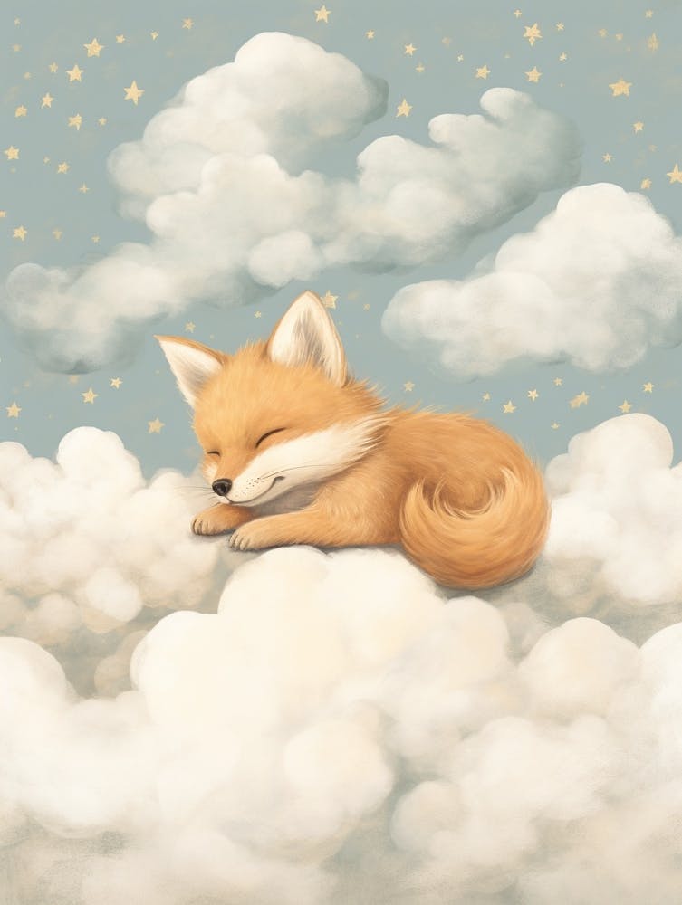 Sleeping Baby Fox 4