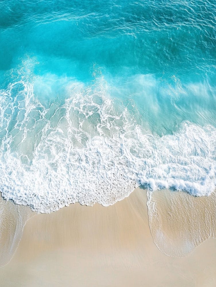 Beach Sand And Waves