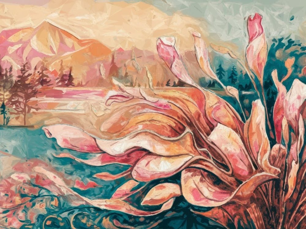 Flowers In The Mountains