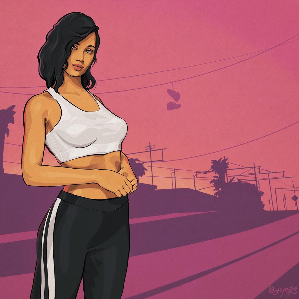 Grand Theft Auto woman