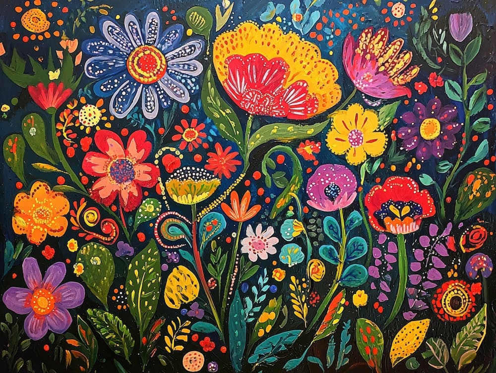 Colorful Flower Garden