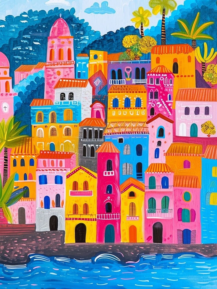 Kitsch Sicily Coastline 1