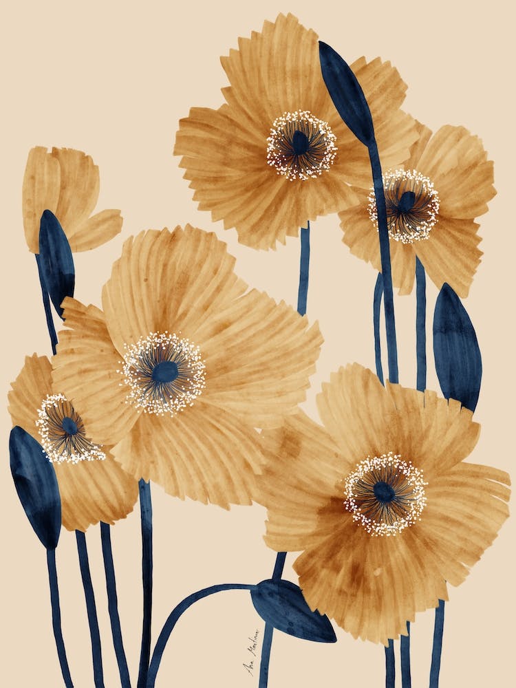Yellow Poppies