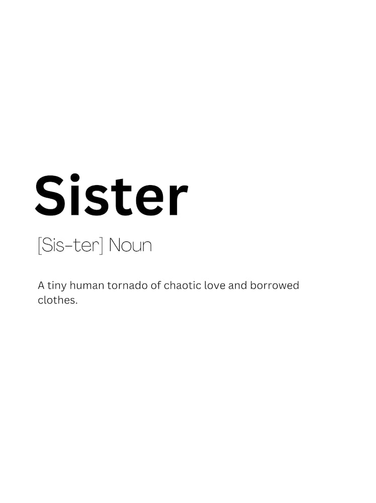 Sister Definition Meaning