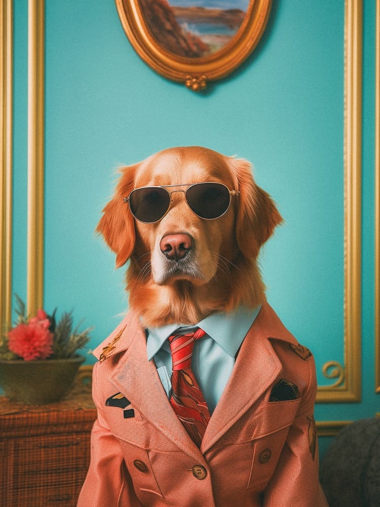 A Golden Retriever Dog 9
