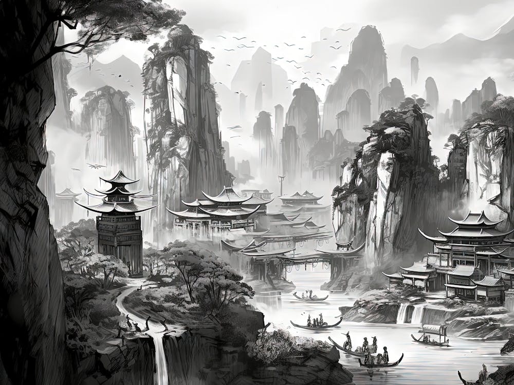 Chinese Village 1