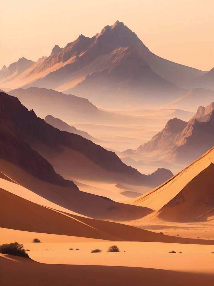 Mountainous Desert Landscape