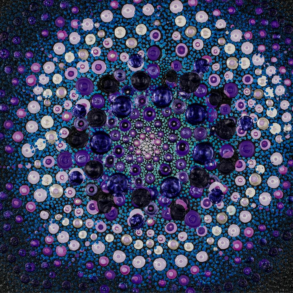 Blue And Purple 2 Square