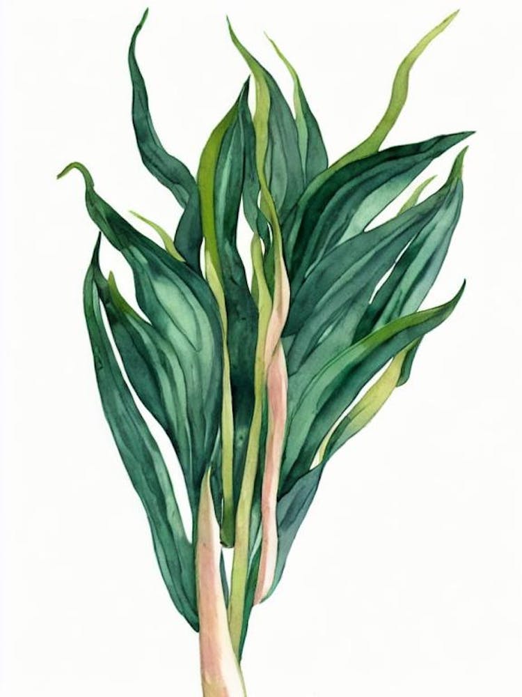 Lily Of The Valley (Convallaria Majalis) Watercolor