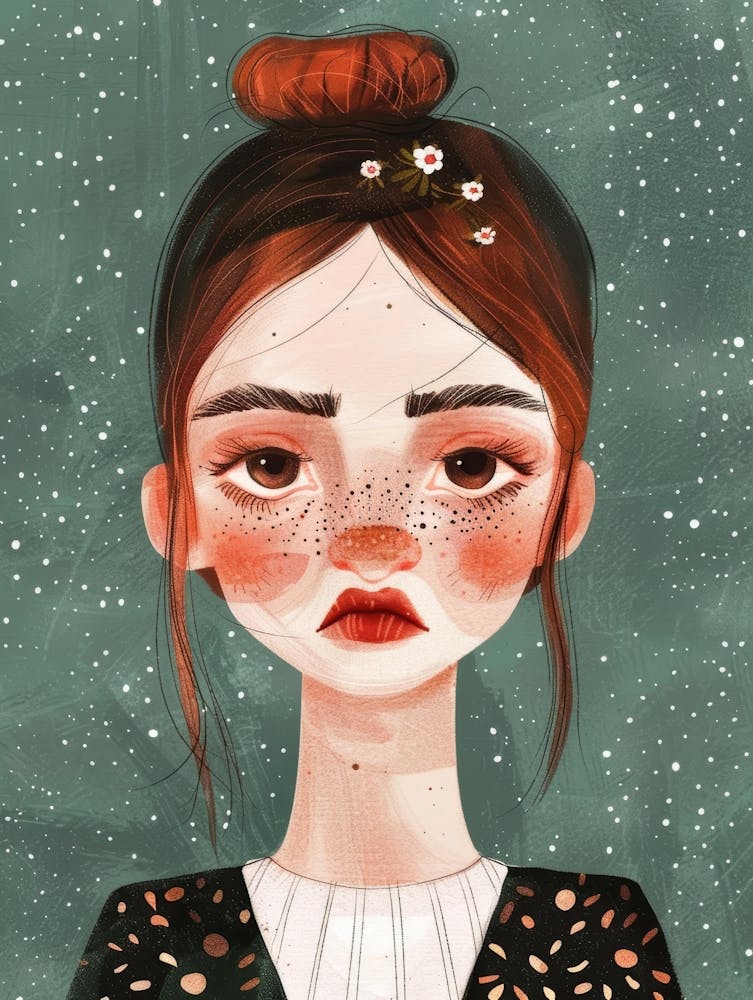 Fille Aux Taches De Rousseur 8