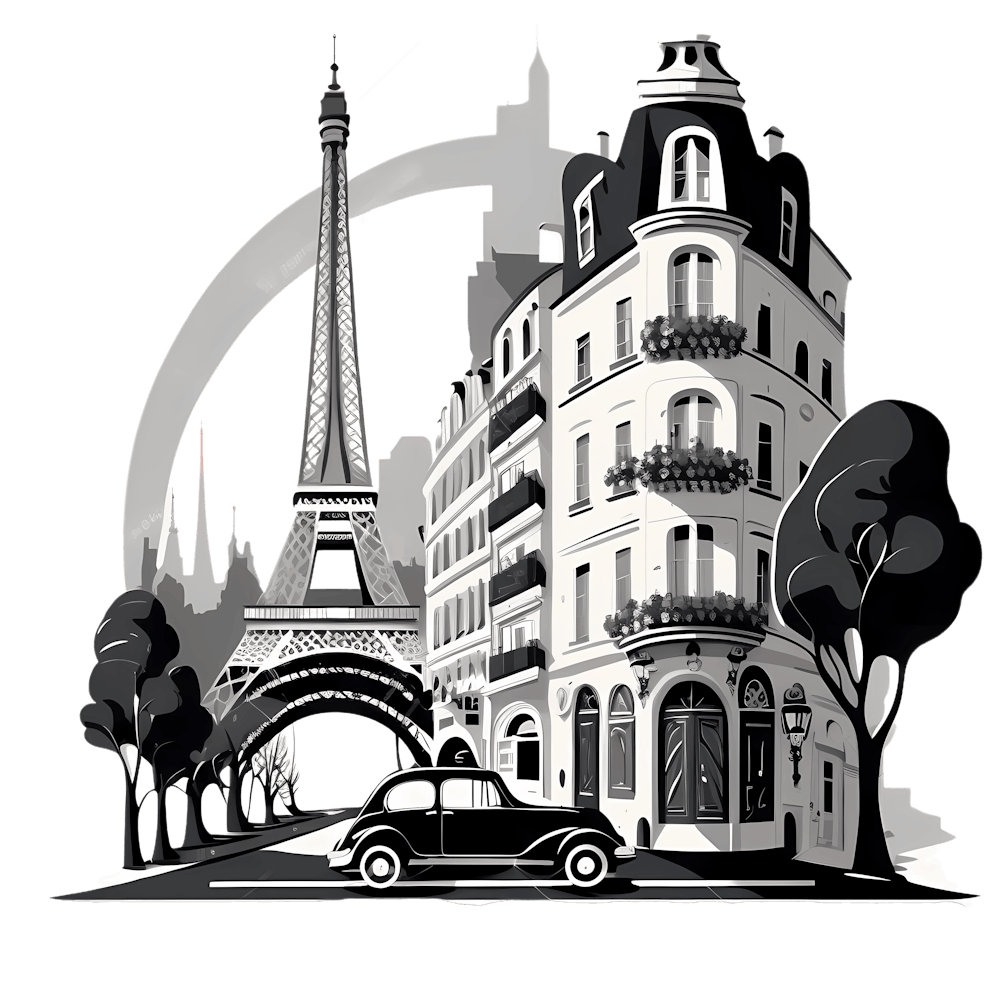 Paris France City Artistic Landmark