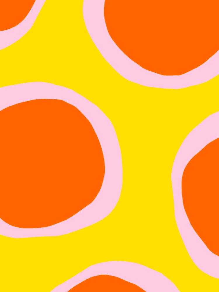 Orange And Pink Circles